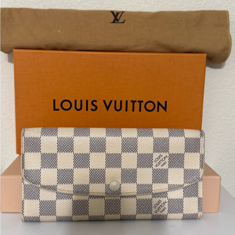 Preloved Louis Vuitton Damier Azur Wallet